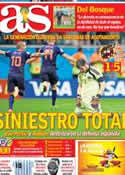 Portada diario AS del 14 de Junio de 2014