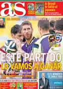 Portada diario AS del 18 de Junio de 2014