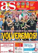 Portada diario AS del 24 de Junio de 2014