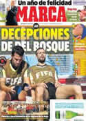 Portada diario Marca del 25 de Junio de 2014