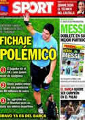 Portada diario Sport del 26 de Junio de 2014