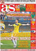 Portada diario AS del 30 de Junio de 2014