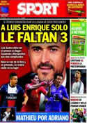 Portada diario Sport del 30 de Junio de 2014