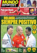 Portada Mundo Deportivo del 30 de Junio de 2014