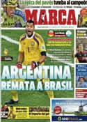 Portada diario Marca del 10 de Julio de 2014