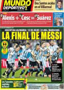 Portada Mundo Deportivo del 10 de Julio de 2014