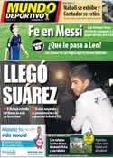 Portada Mundo Deportivo del 15 de Julio de 2014