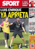 Portada diario Sport del 16 de Julio de 2014