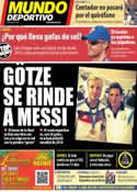 Portada Mundo Deportivo del 16 de Julio de 2014